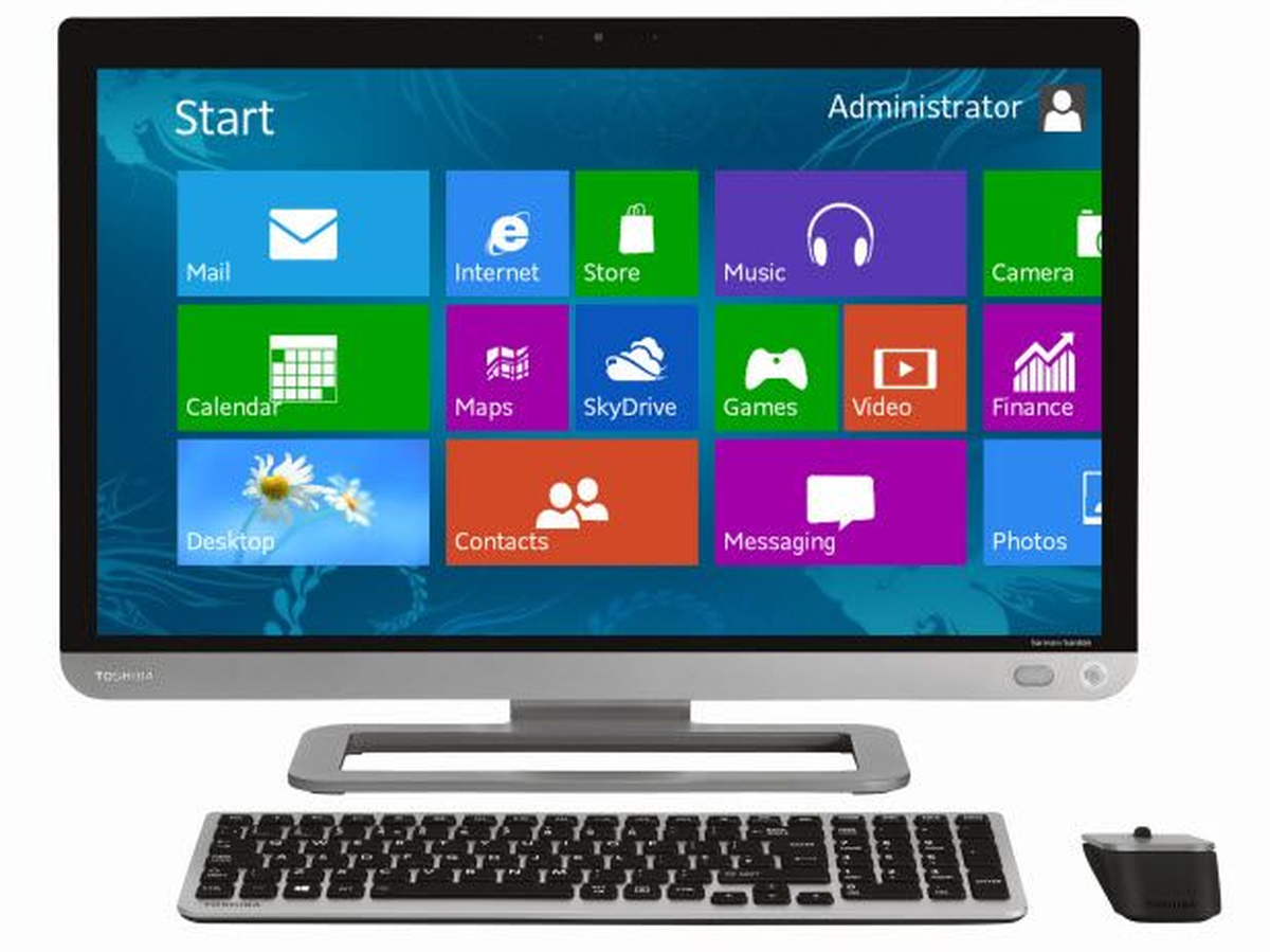 Toshiba\'dan dokunmatik PC!