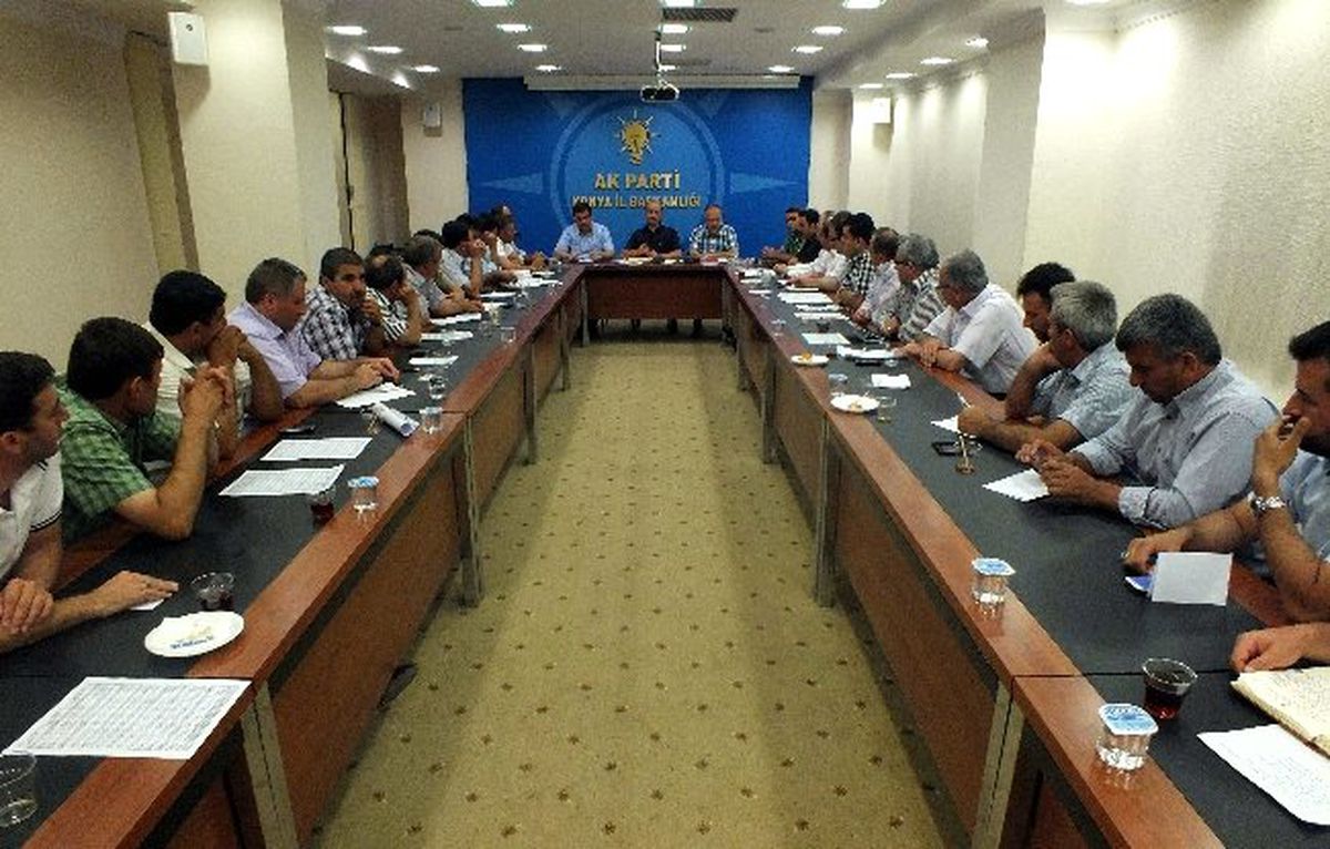 AK Parti İlçe Başkanları Toplandı Yapıldı