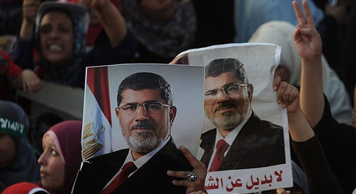 İsrail\'de Mursi\'ye Destek Gösterisi