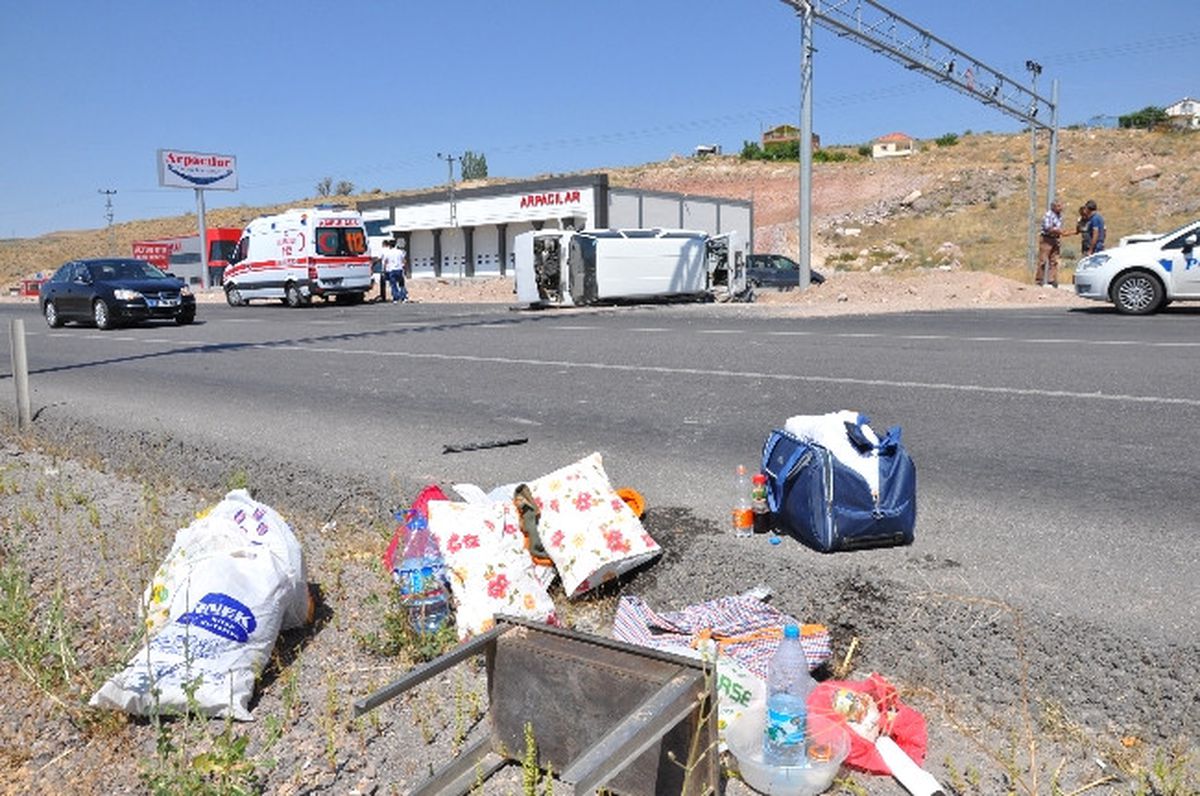 Kayseri\'de Trafik Kazası: 7 Yaralı