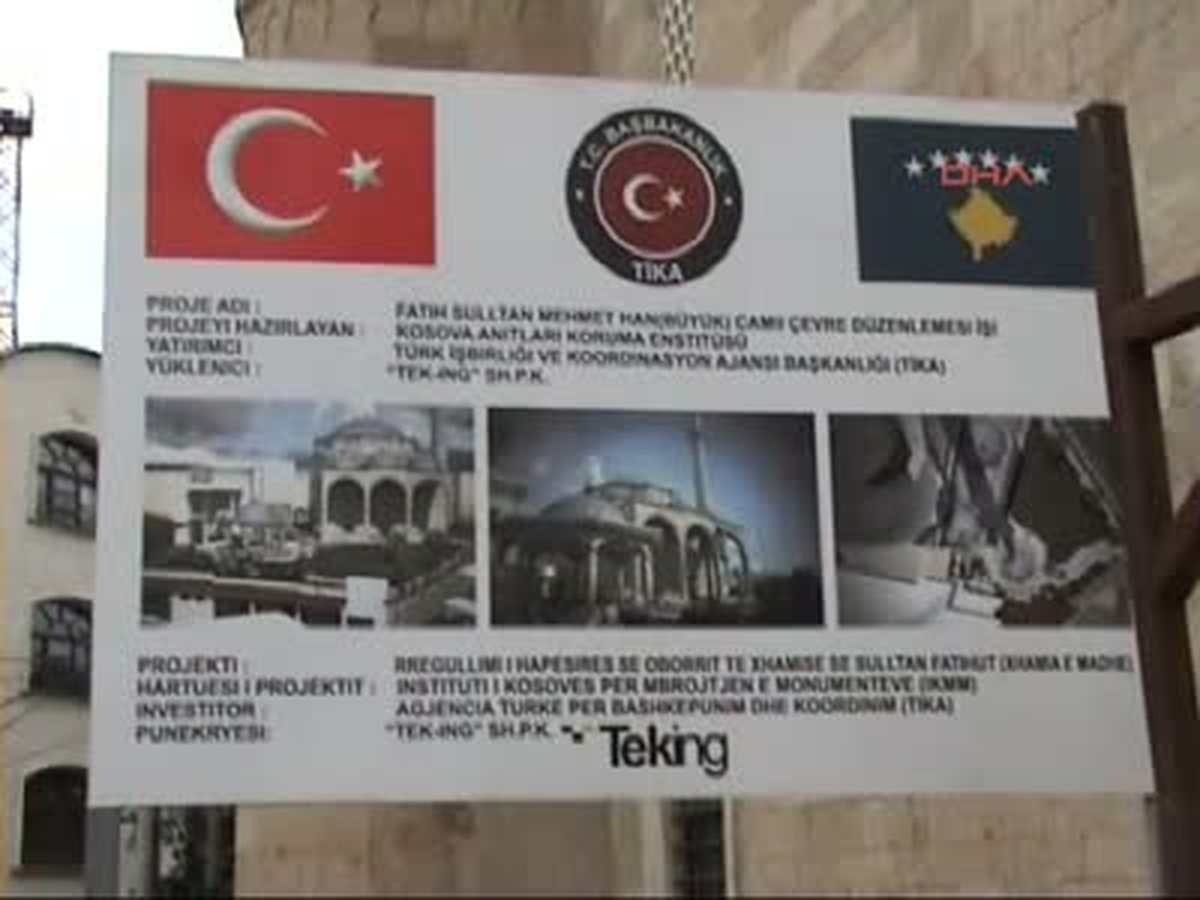 Kosova\'nın En Büyük Camisi Ramazan Bayramına Hazırlanıyor