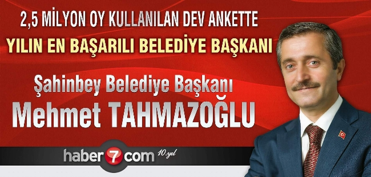 Başkan Tahmazoğlu \'Yılın Belediye Başkanı\' Seçildi