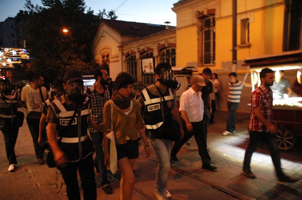 İstiklal Caddesi\'ndeki Gezi Eylemleri