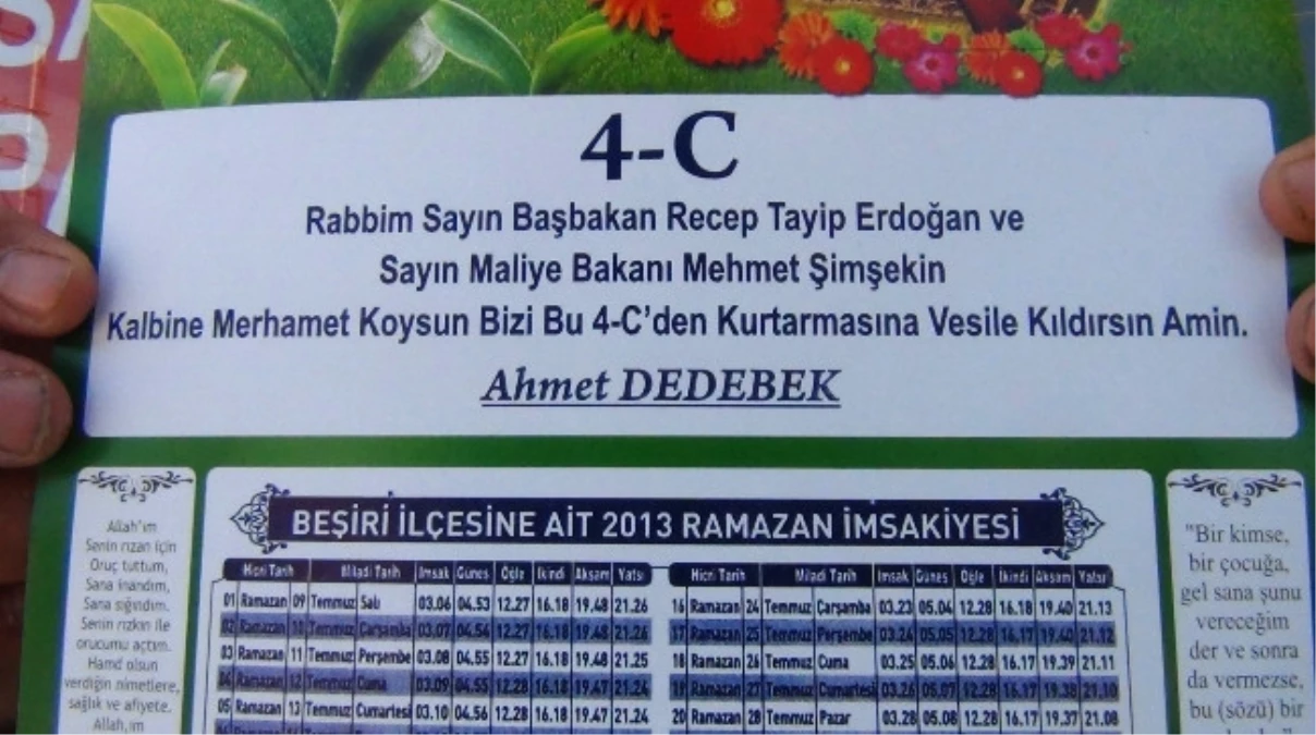 Kadro Problemlerini Ramazan İmsakiyesinde Dile Getirdiler