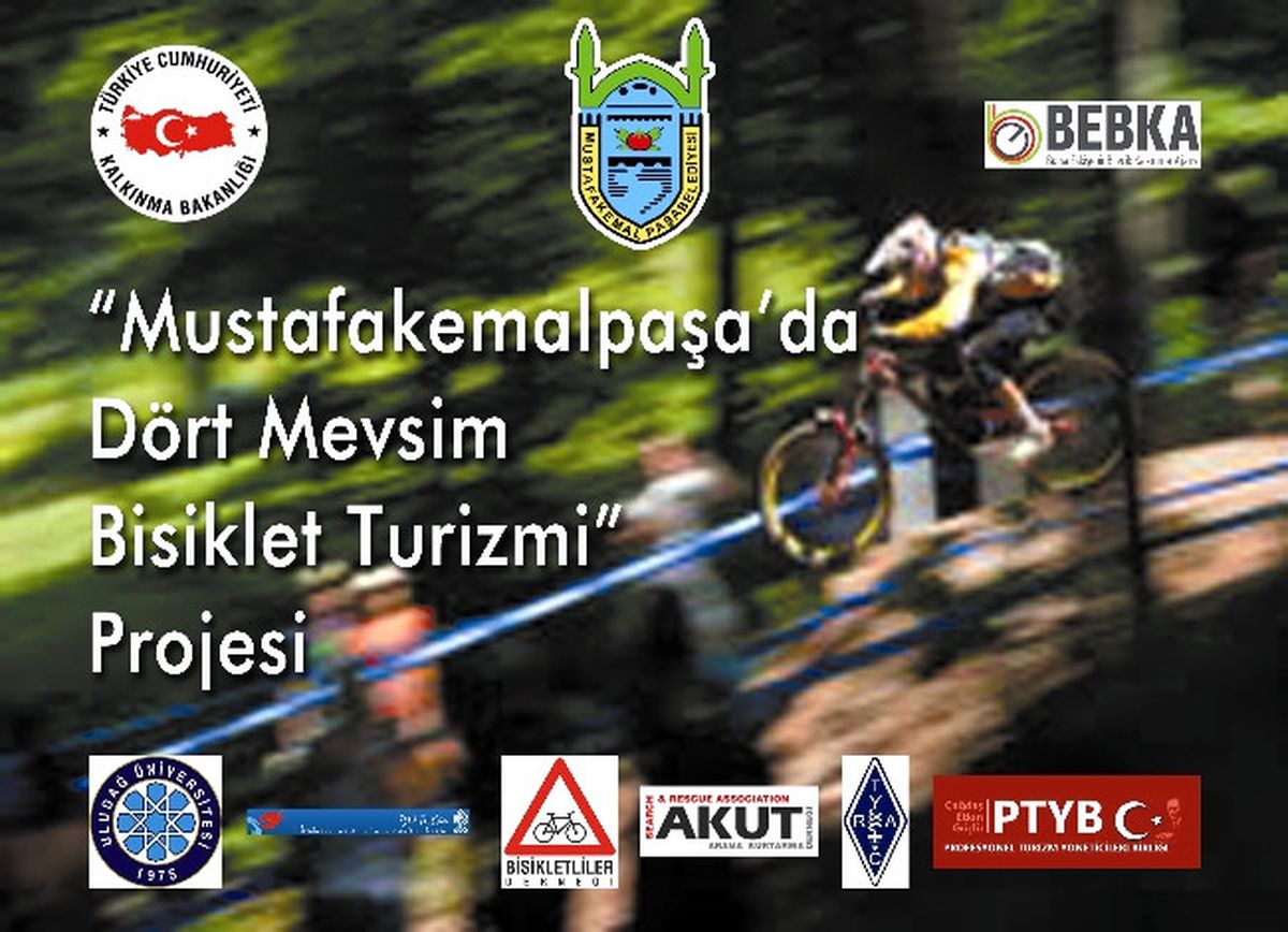 Mustafakemalpaşa\'da Dört Mevsim Bisiklet Turizmi