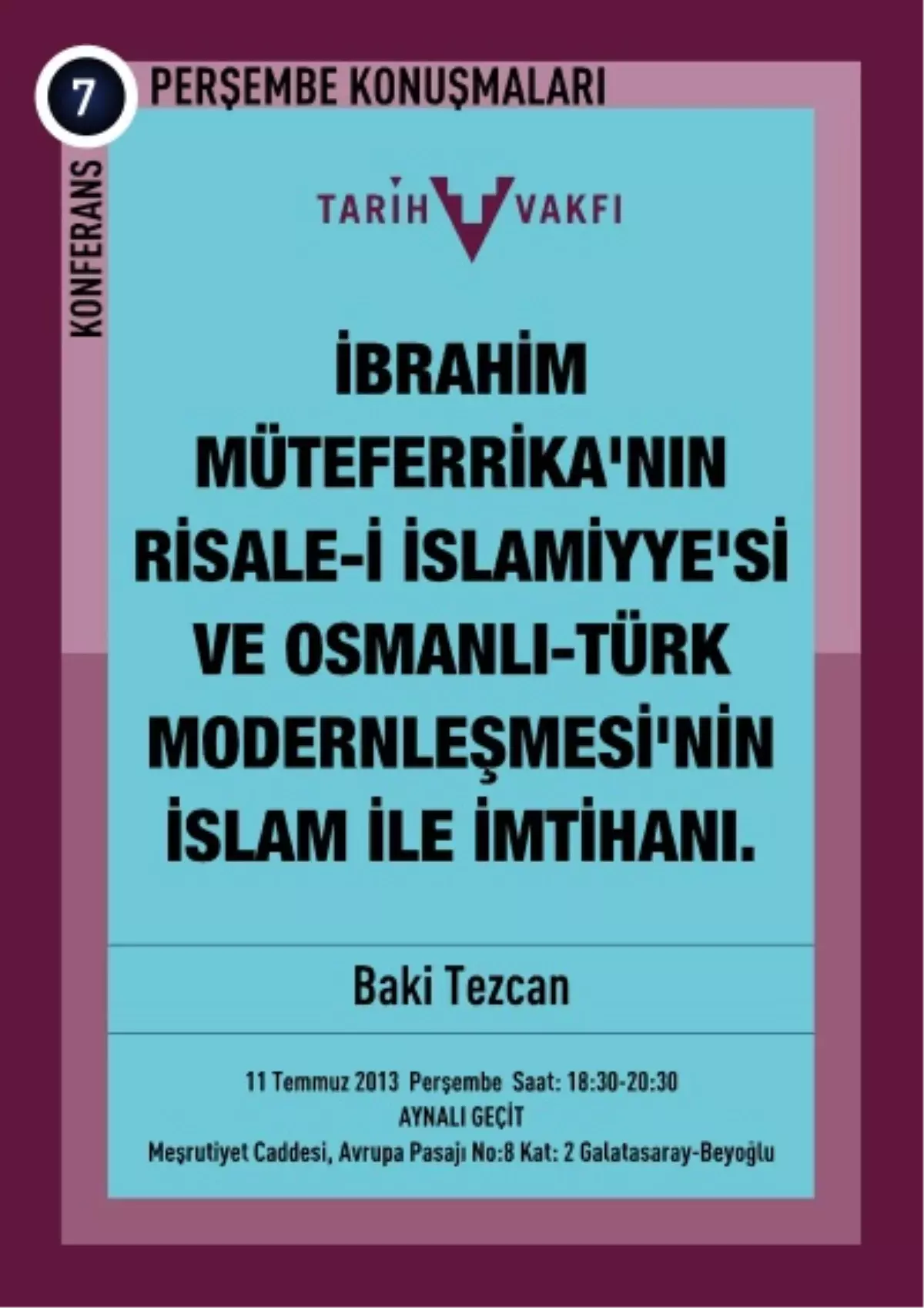 Risâle-i İslâmiyye Üzerinden Osmanlı-Türk Modernleşmesi