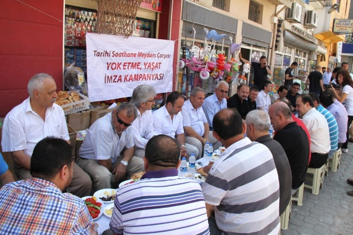Saathane Esnafı Demirtaş\'tan Destek İstedi