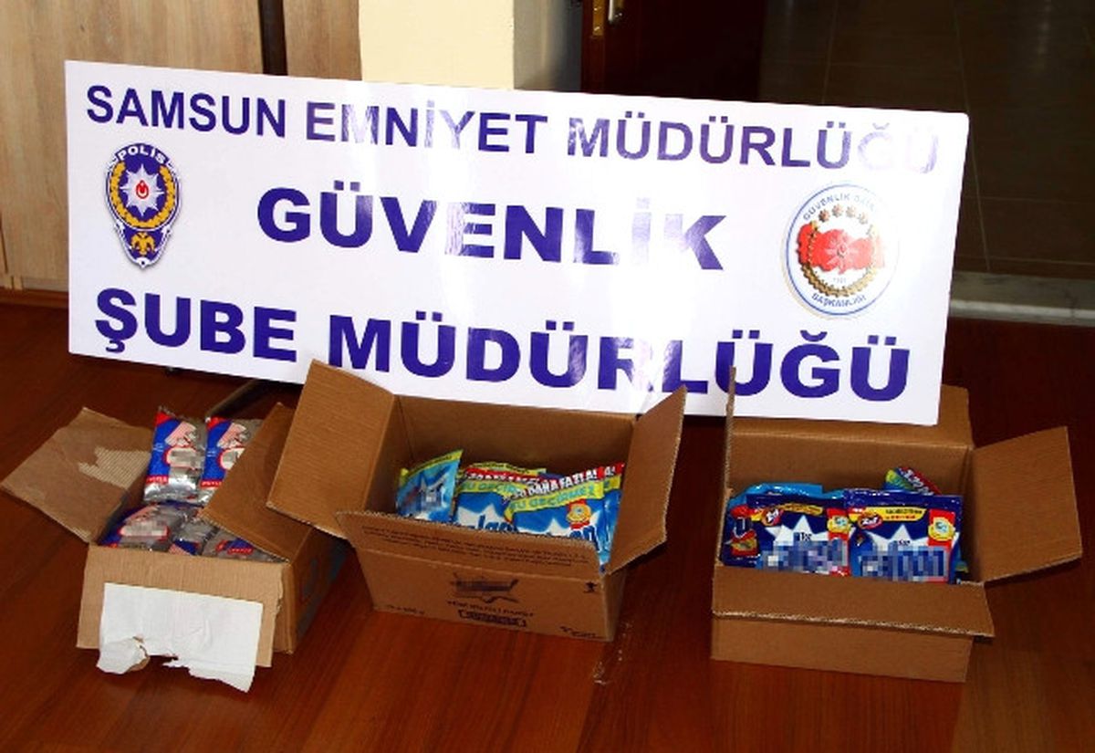 Samsun\'da Sahte Deterjan ve Tuz Operasyonu
