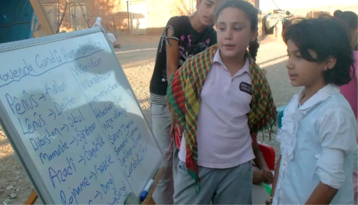 Silvan'da Köy Çocuklarına Kürtçe Eğitim