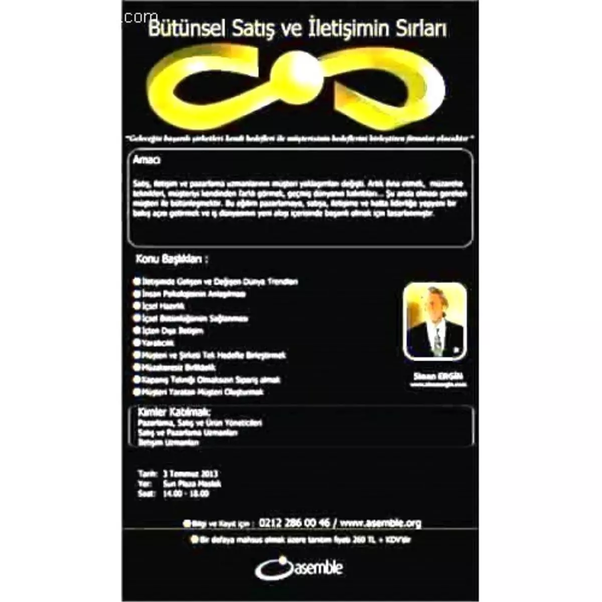 Sinan Ergin ile Bütünsel Satış ve İletişimin Sırları