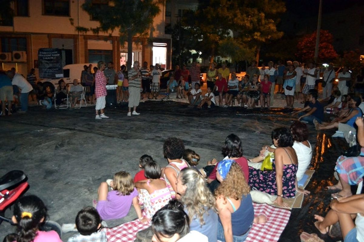 Datça Öğretmenevinin Yeri İçin Oturma Eylemi