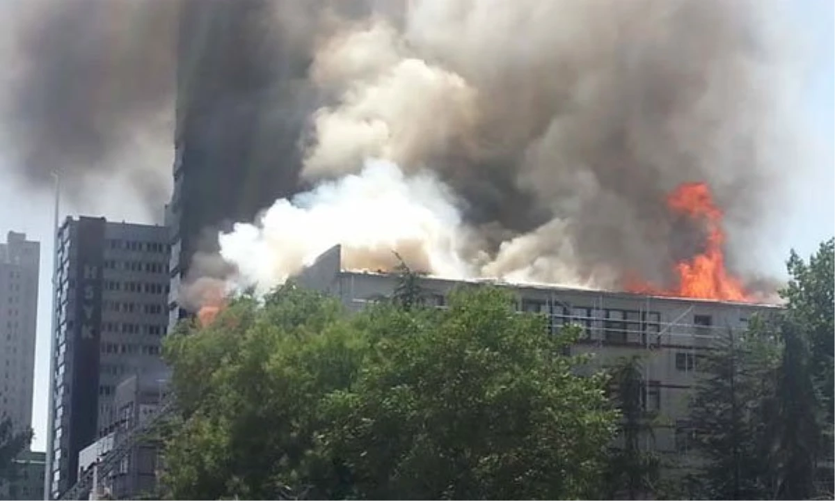 Dhmi Genel Müdürlüğü Binasındaki Yangın