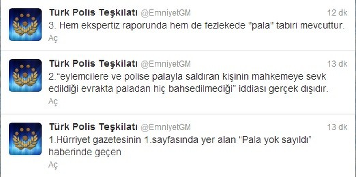 Egm\'den \'Pala\' Açıklaması