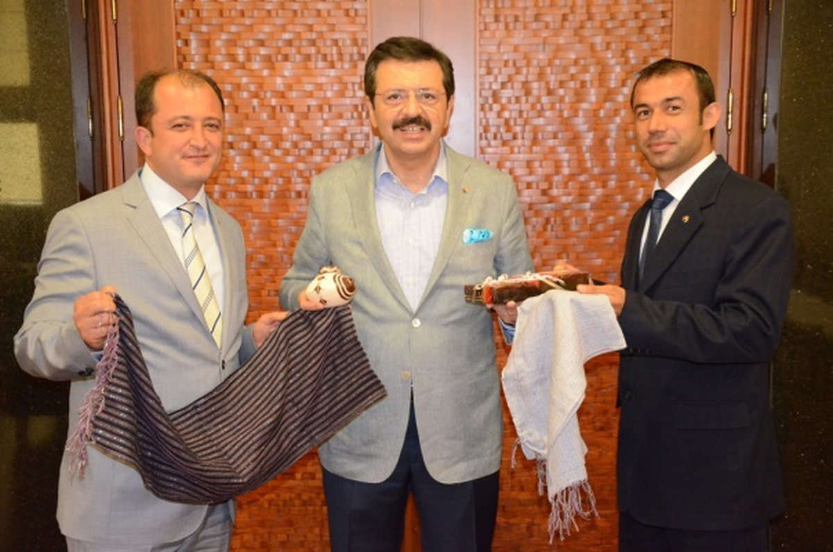 Hisarcıklıoğlu, BTB Yöneticilerini Kabul Etti