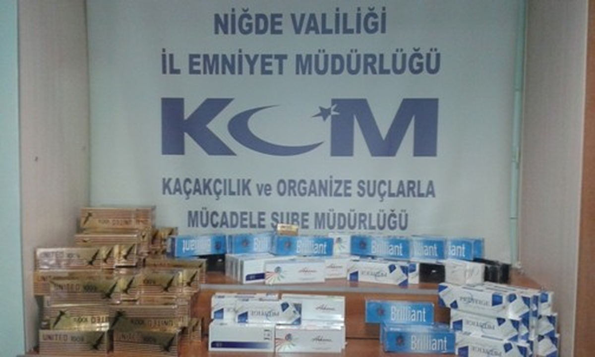 Niğde\'de Esrar ve Sigara Operasyonu