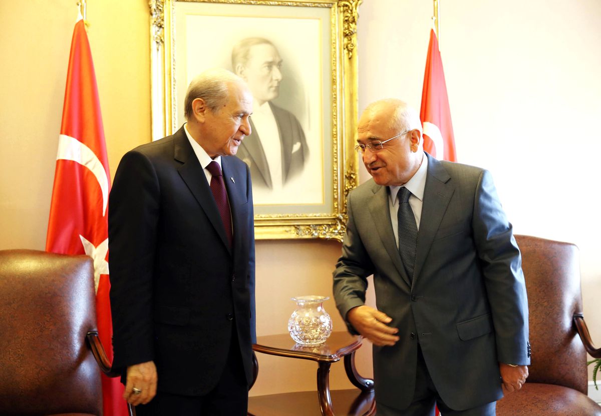 TBMM Başkanı Çiçek, Bahçeli\'yi Ziyaret Etti
