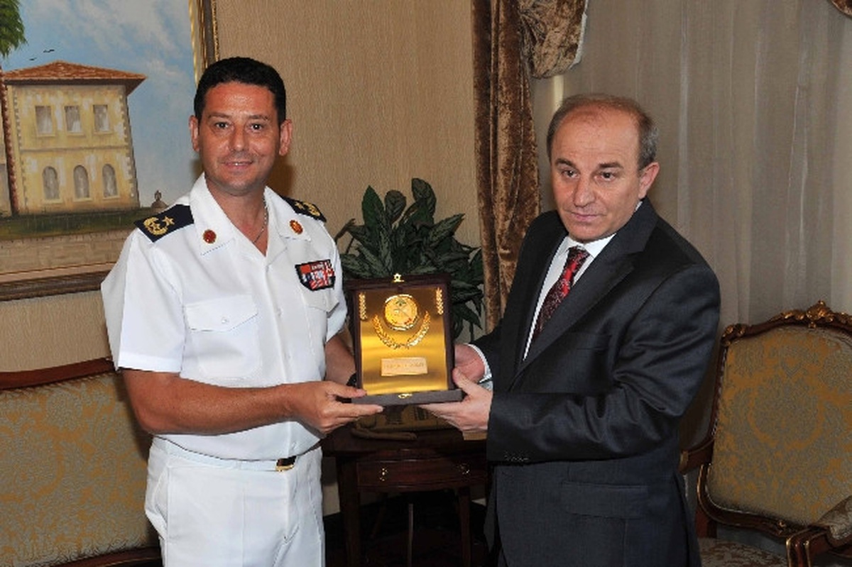 Vali Öztürk Lübnanlı Komutanları Kabul Etti