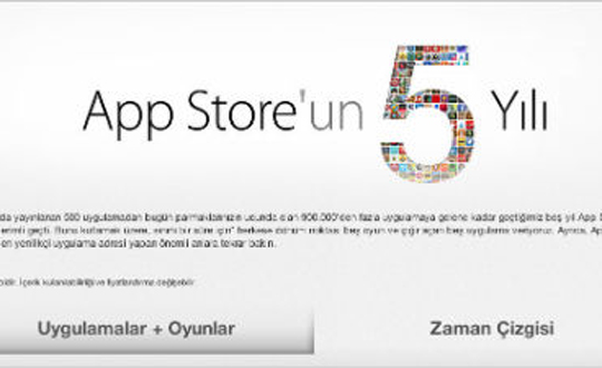 Apple\'dan 5. Yıl Sürprizi