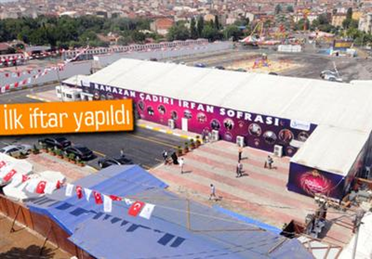Bağcılar Belediyesinden İnternetli İftar Çadırı