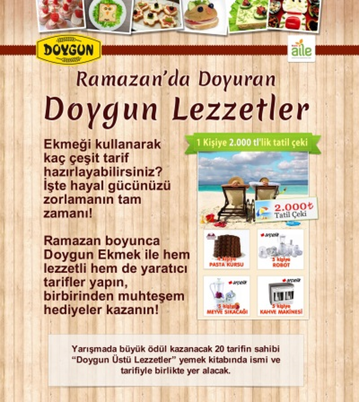 Ramazan\'da Doyuran Doygun Lezzetler Yarışması