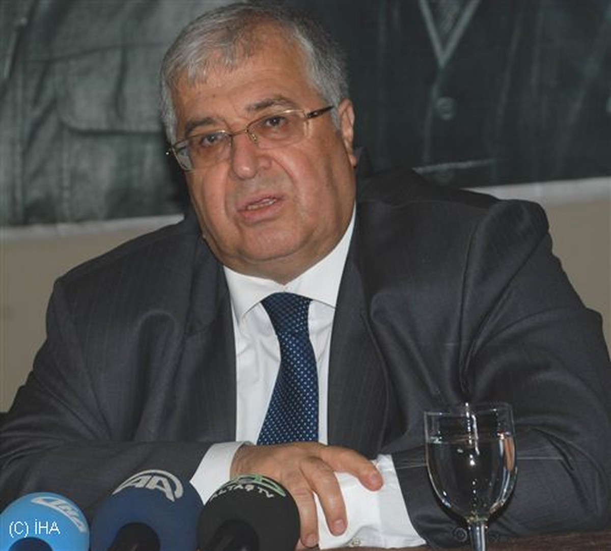 DSP Genel Başkanı Türker, Eğitim İş Genel Başkanı Demir\'i Kabul Etti