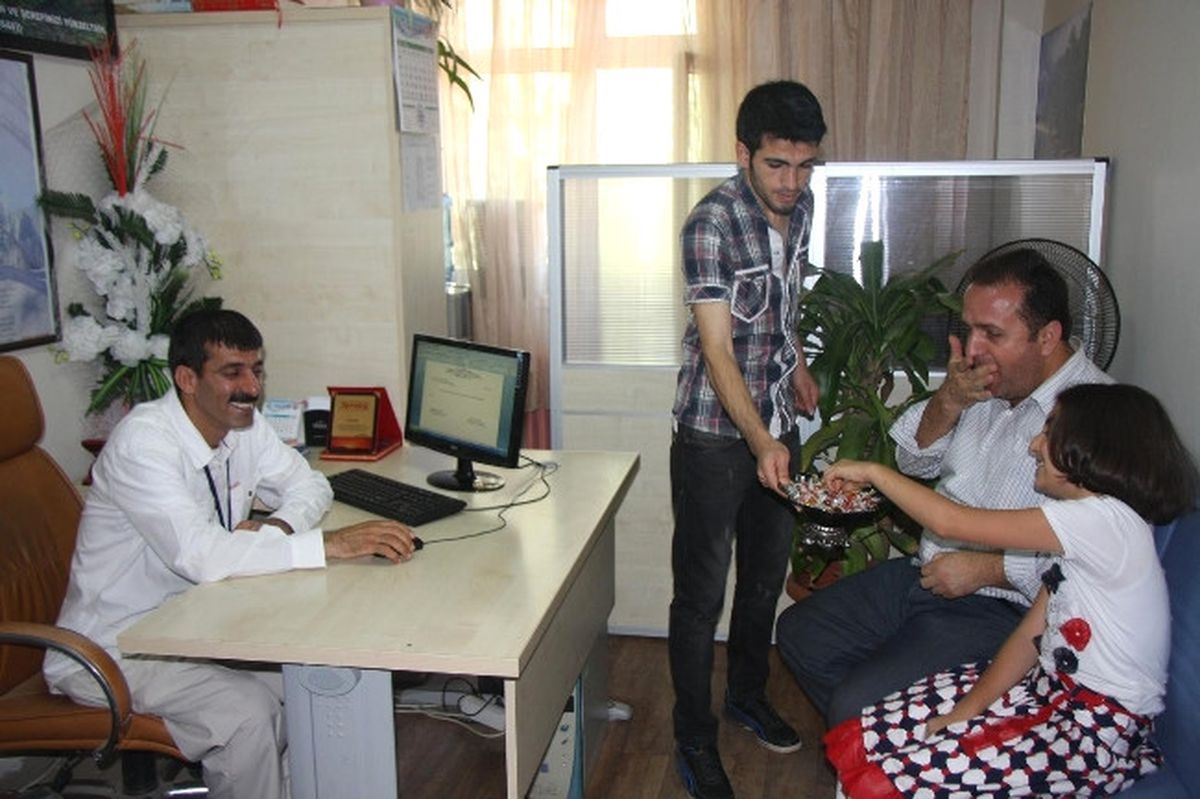 Hastanede Güler Yüzlü Karşılama