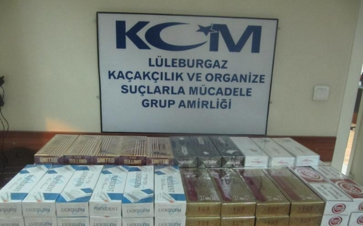Kırklareli\'de Kaçak Sigara Operasyonu