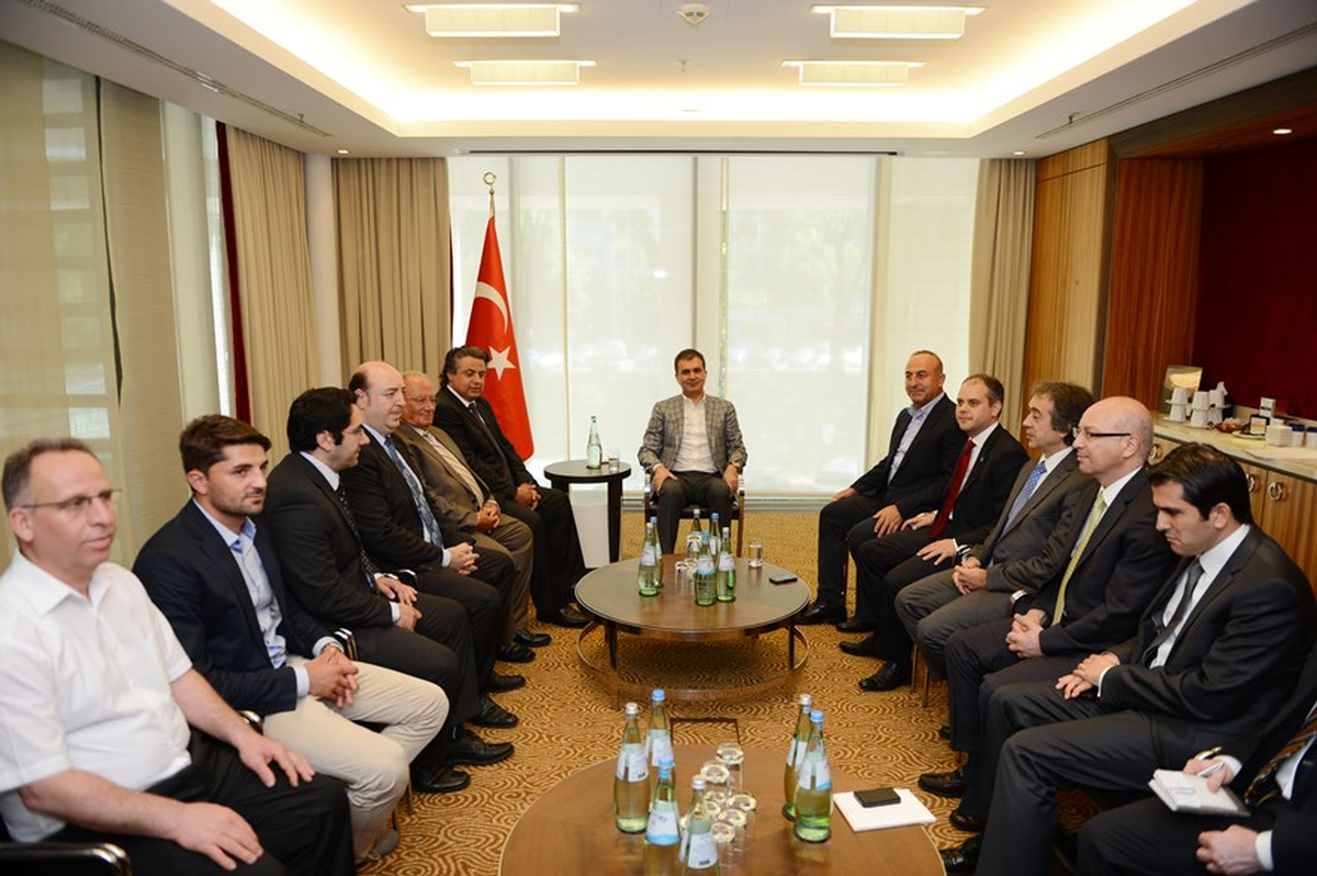 Bakan Çelik\'in Düsseldorf Temasları