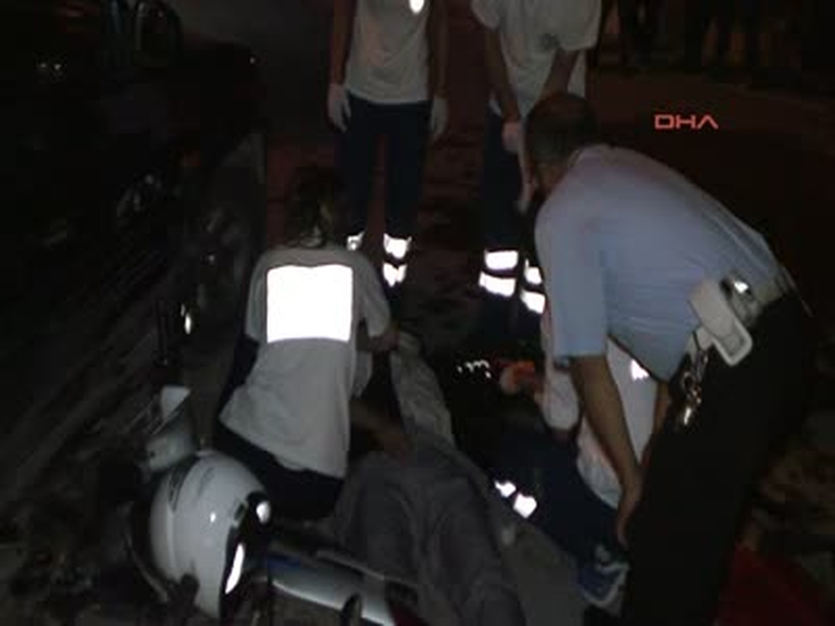 Motosikletiyle Cipin Altına Girdi