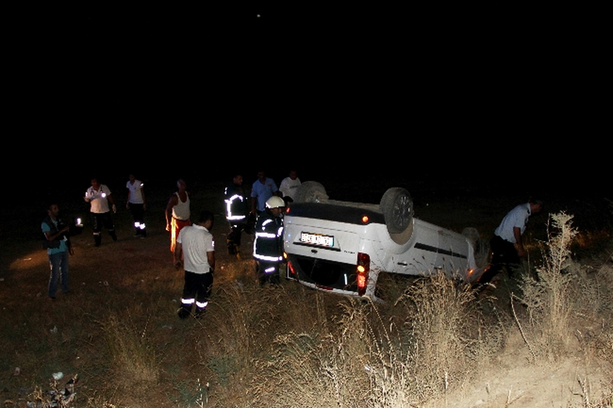 Polisin \'Dur\' İhtarına Uymayan Şahıs, Takla Attı