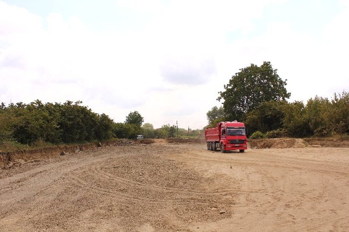 Çarşamba\'da Yeni Yol Çalışmaları