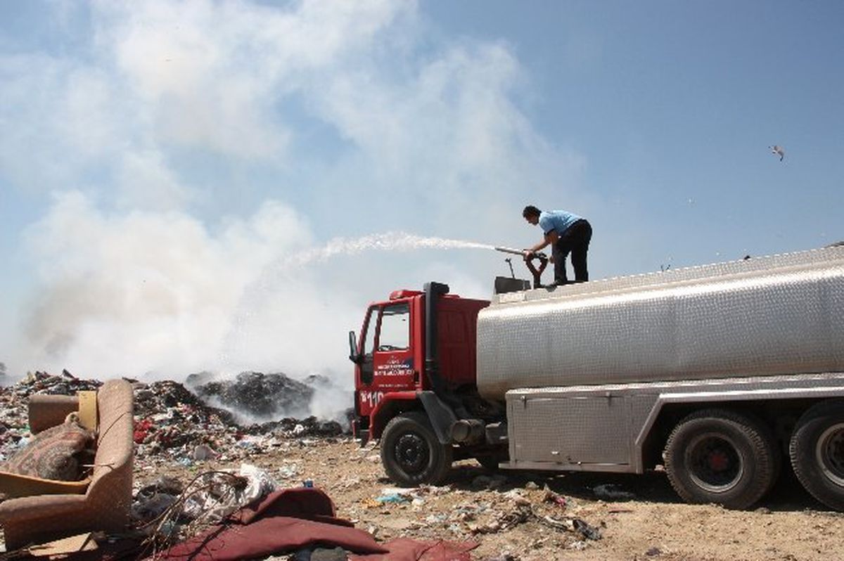 Edirne\'de Çöplük Alanında Yangın