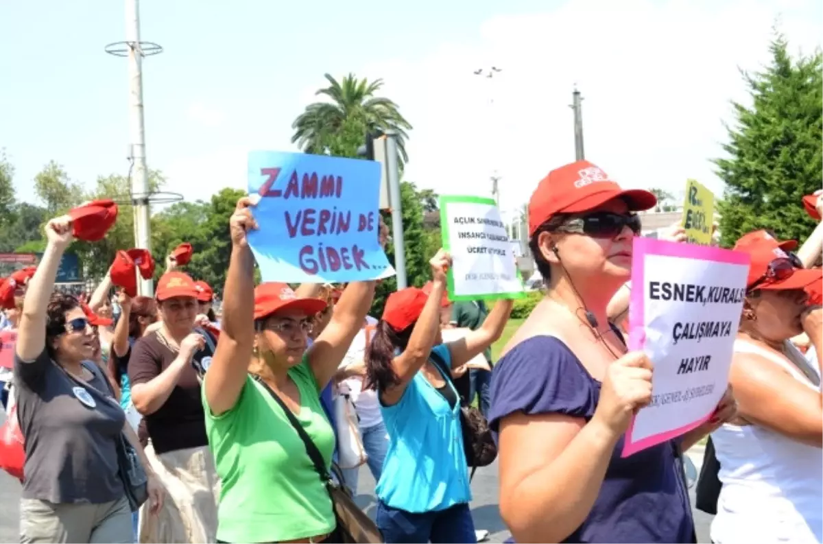 İzmir\'de Bazı Belediye Hizmetlerinde Greve Doğru...