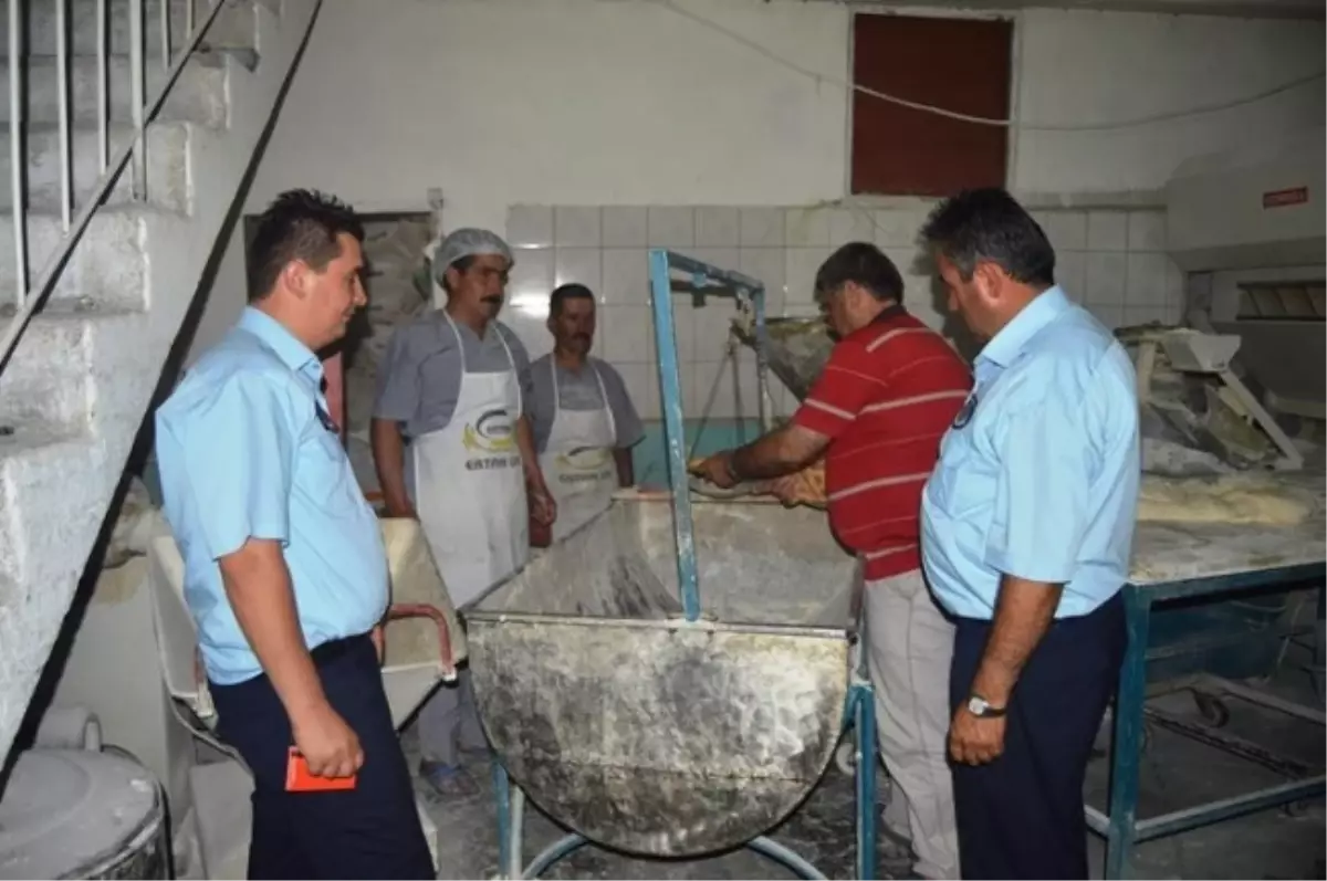 Acıpayam'da Ekmek Fırınlarına Denetleme