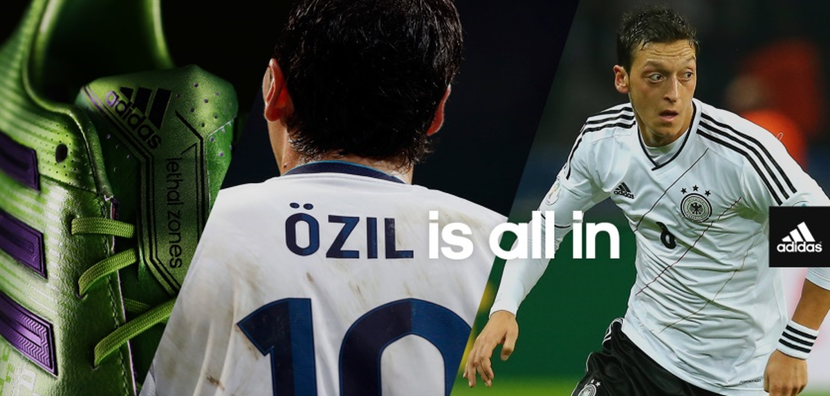 adidas, Mesut Özil ile Sponsorluk Anlaşmasına İmza Attı