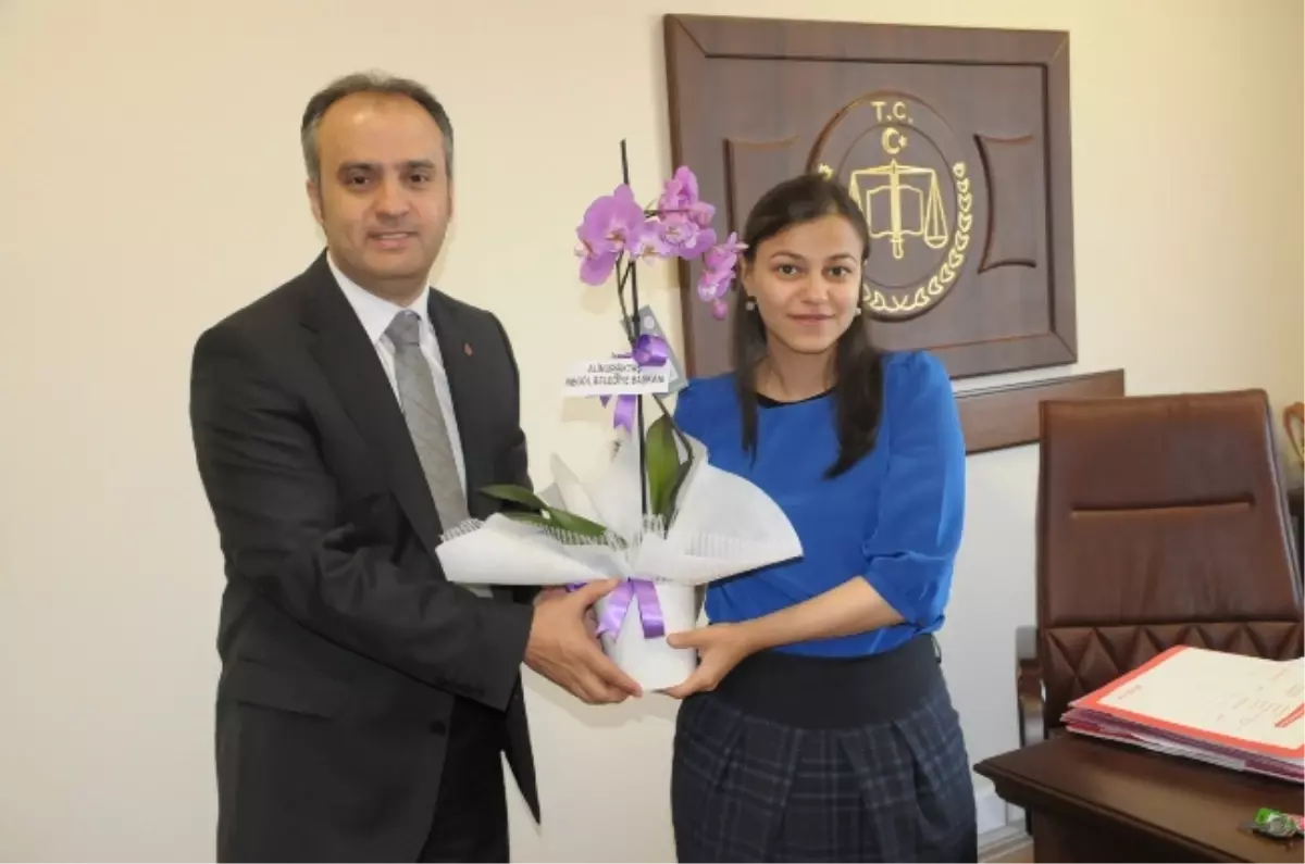 Aktaş, İnegöl'ün Yeni Hakimlerini Ziyaret Etti