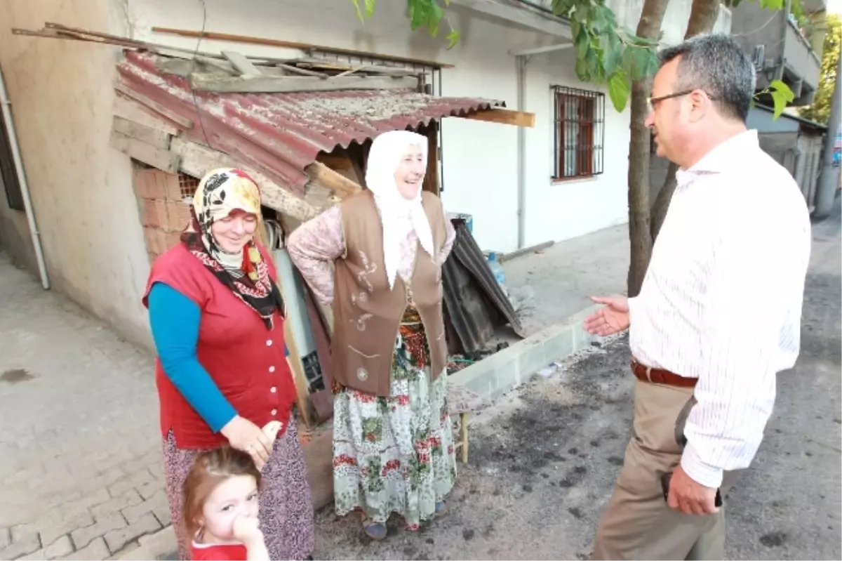 Başkan Köşker Arapçeşme Mahallesinde İncelemelerde Bulundu