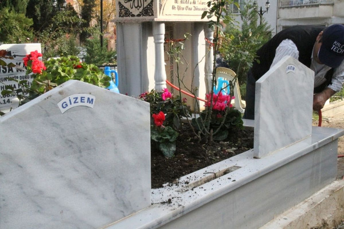 Gizem ve İrem'in Mezarına Saygısızlık