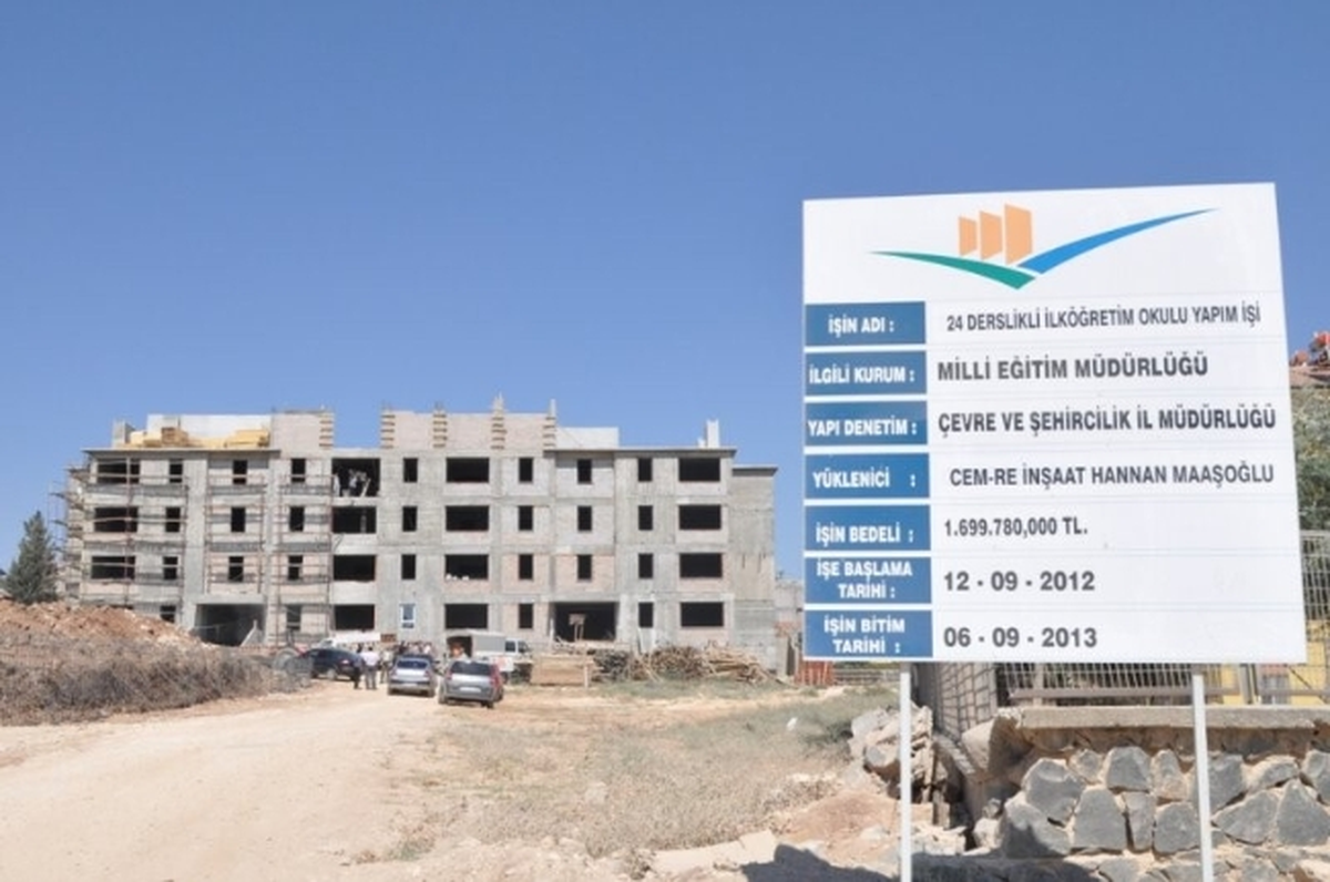 Kilis Valisi Tapsız Yapımı Devam Eden Okulları İnceledi