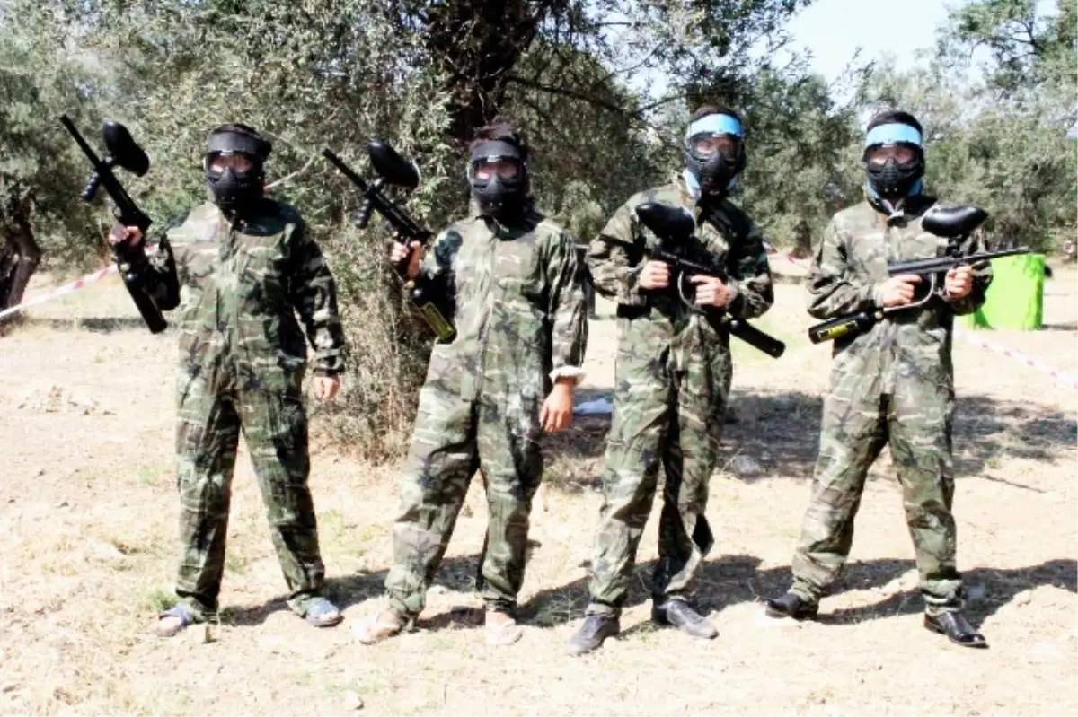 Paintball Sporu Edremit\'te İlgi Görüyor