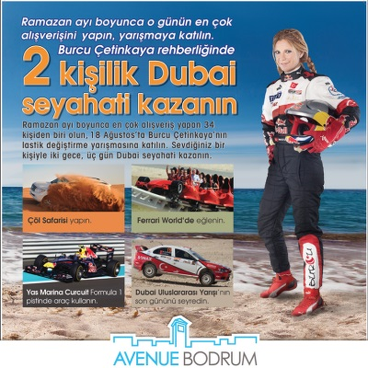 Avenue Bodrum Avm\'den 1 Çifte Dubai Tatili Hediye