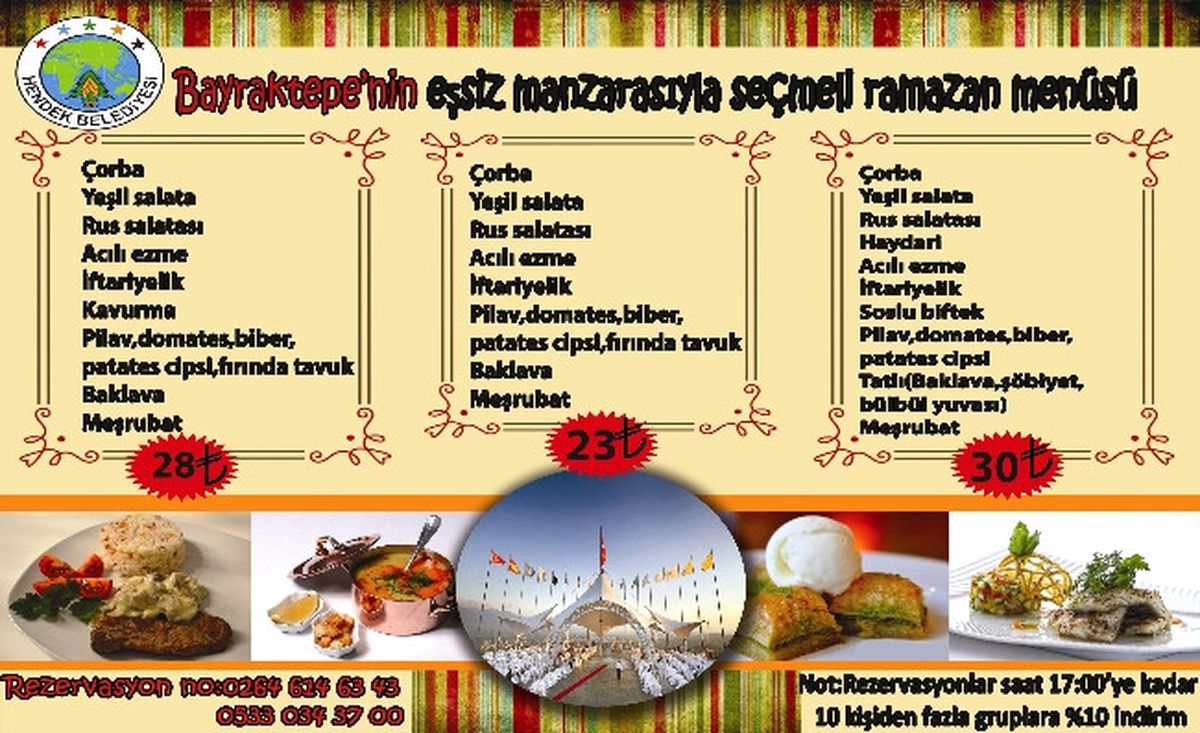 Bayraktepe\'de İftar Keyfi