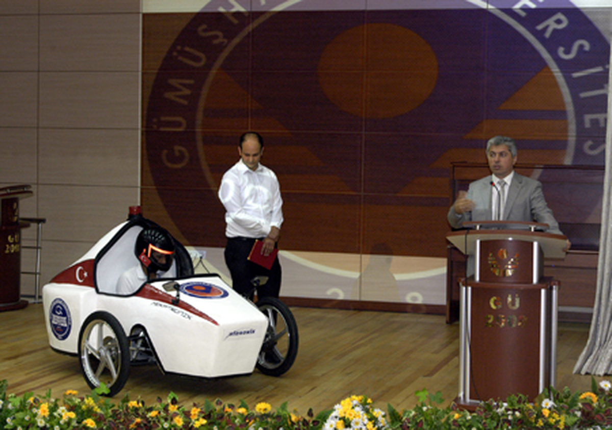 GÜ\'de Hidromobil Tanıtım Töreni Yapıldı