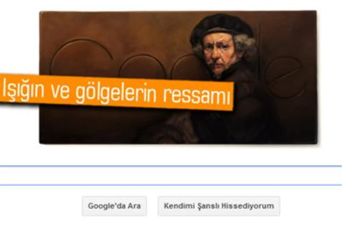 Google\'dan Rembrandt Van Rijn Doodle\'ı