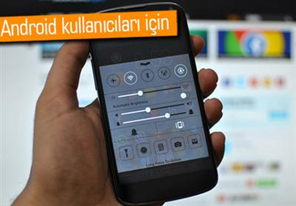İos 7\'nin Control Center Özelliği Android İçin Klonlandı