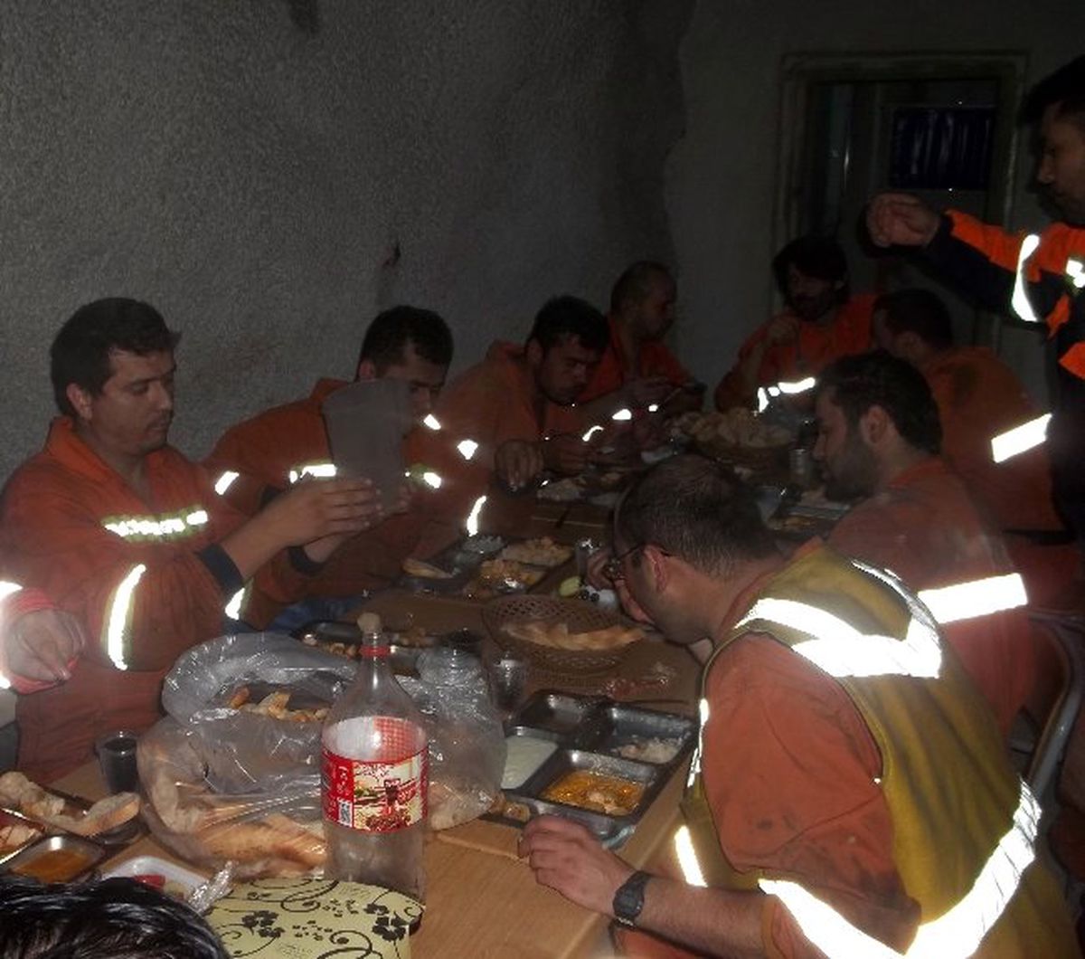 Küre Maden Ocağında İftar