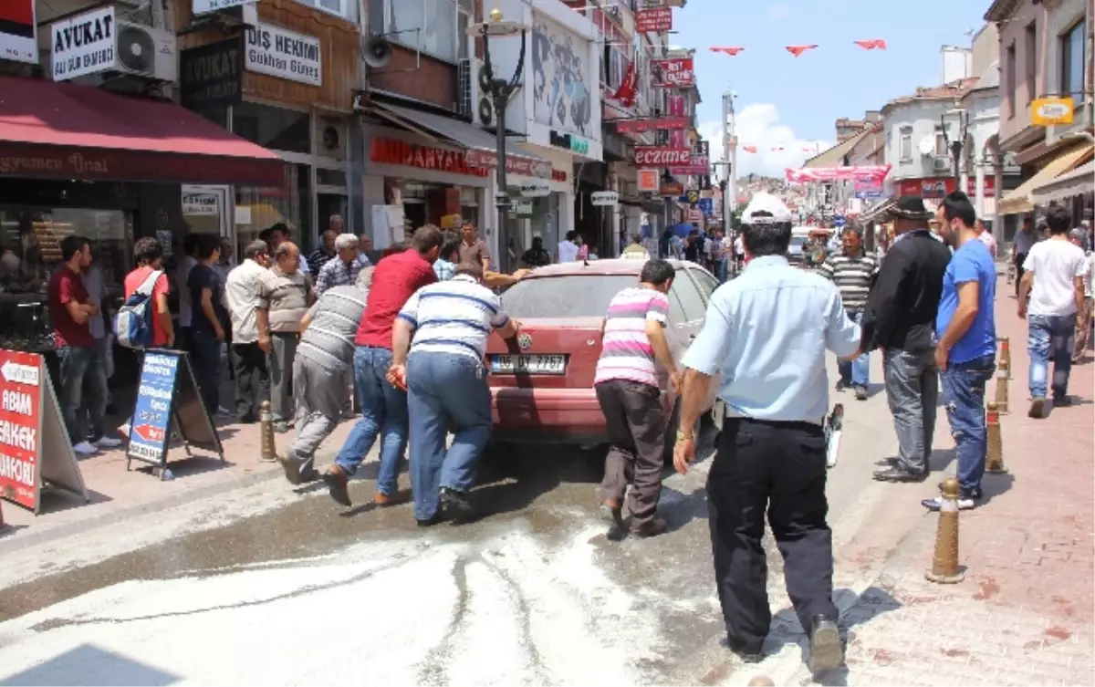 Seyir Halindeki Araçta Yangın