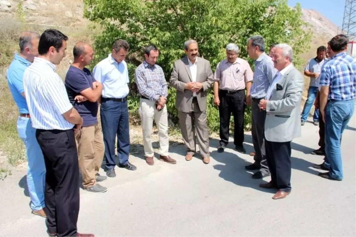 Başkan Ürgüp, Organize Sanayi Bölgesindeki Çalışmaları İnceledi