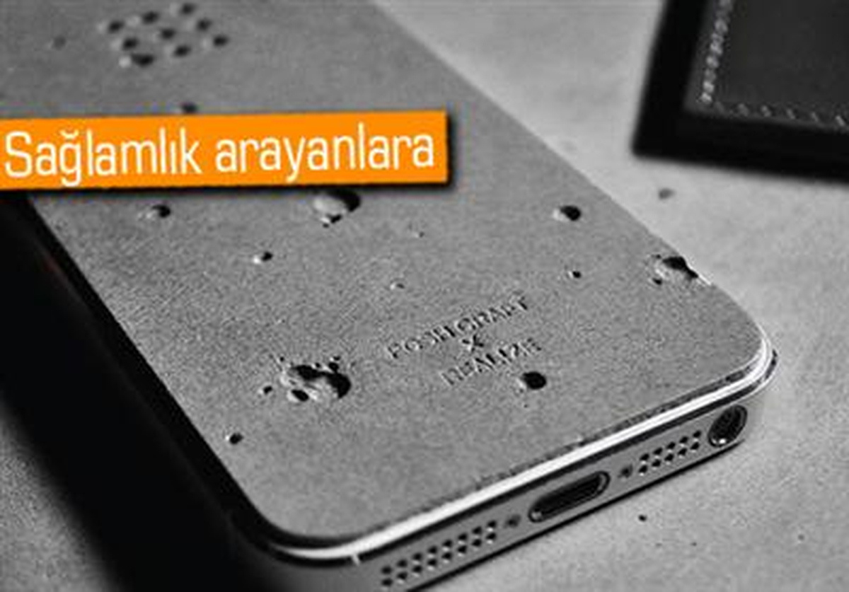 Betondan İphone Kılıfı Yaptılar