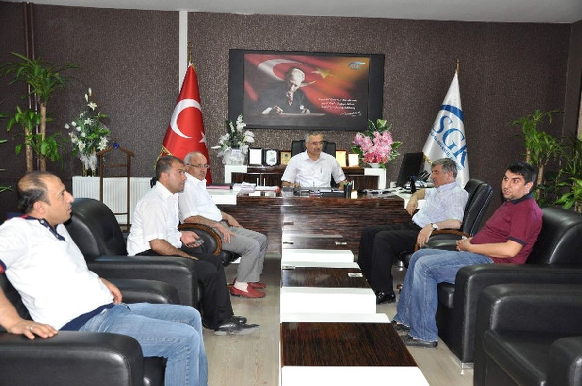 Milletvekili Akman\'dan Sgk İl Müdürü Kılıç\'a Ziyaret
